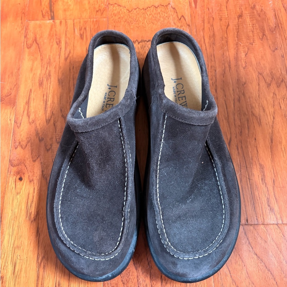 J. Crew Men's Dark Brown Suede Loafers